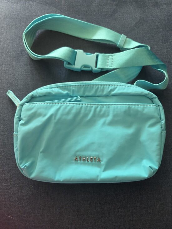 Athleta Handbags - LIKE NEW/NEVER USED           ATHLETA Aqua/Turquoise Belt Bag/Crossbody